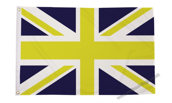 Union Jack Blue & Yellow Flag